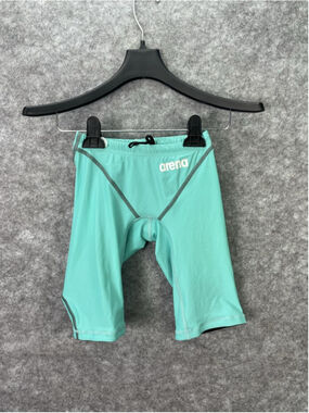 Arena Powerskin Swim Jammers Mens 30 Green Racing Drawstring Quick Dry Stretch